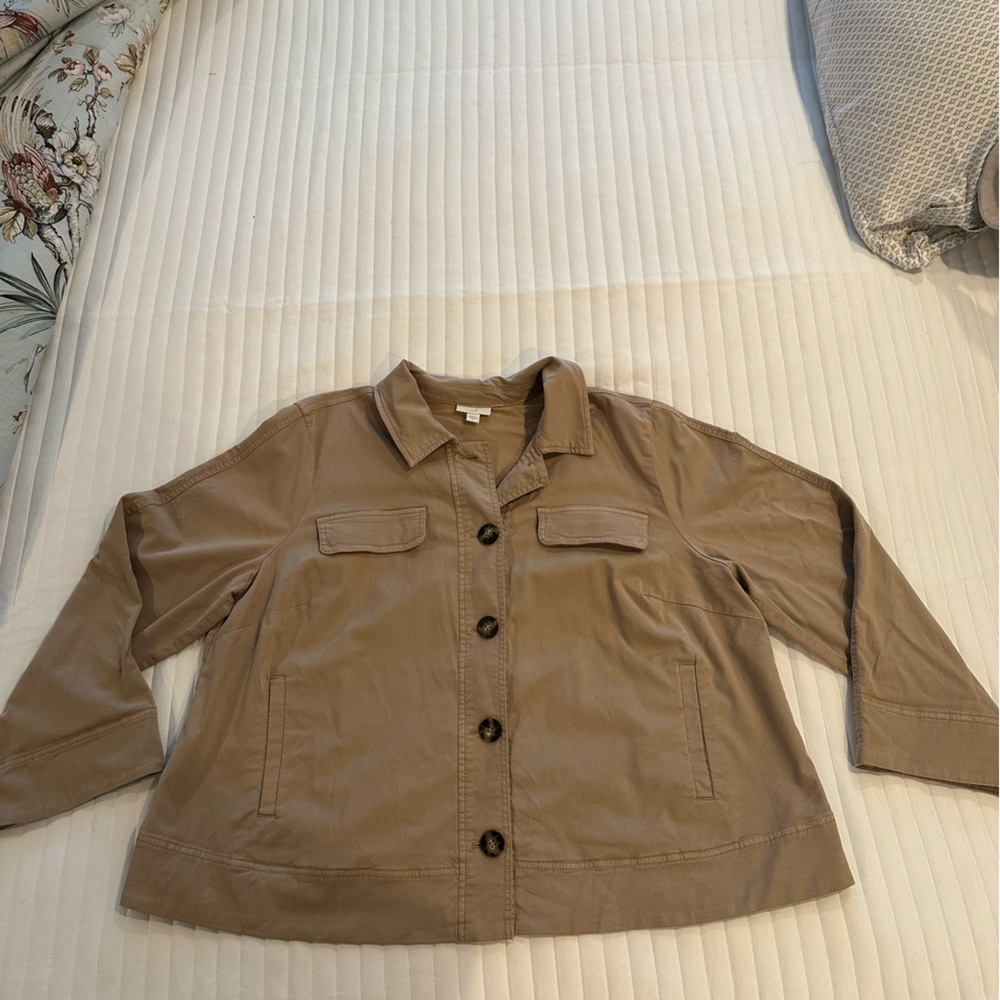 J. Jill Light Brown Utility Jacket